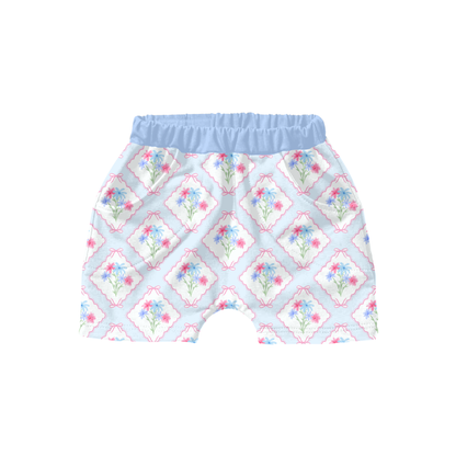 Pastel Watercolor floral Patchwork