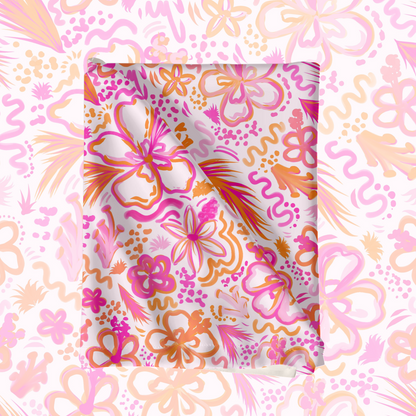 Bright Preppy Summer Floral Pattern