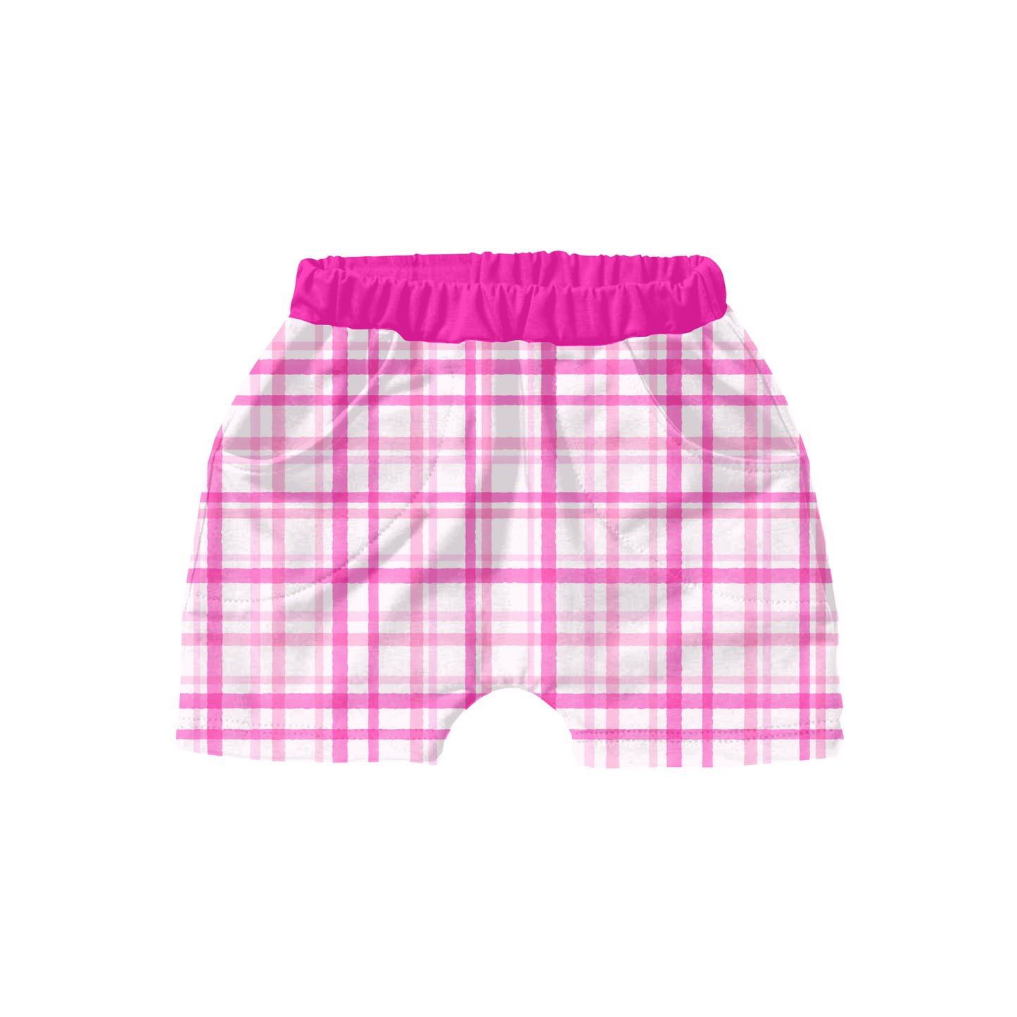 Pink Watercolor Plaid