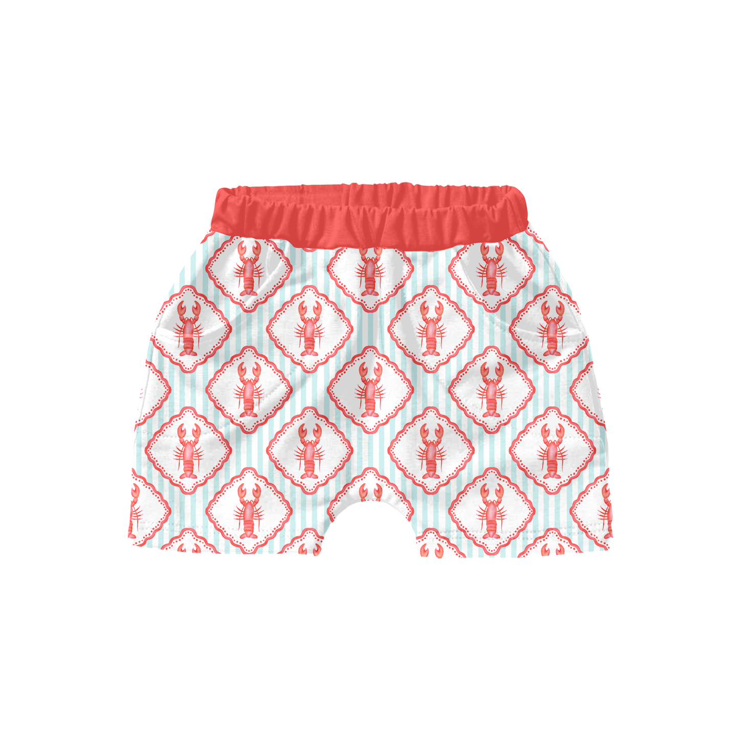 watercolor Lobster Patchwork