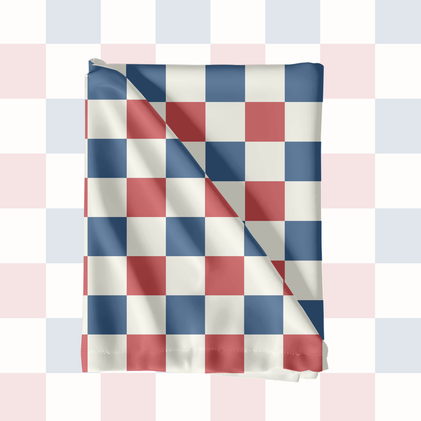 Fourth Of July Checkered Pattern