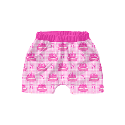 Pink Birthday Cake Bows