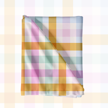 Pastel Spring Gingham Pattern