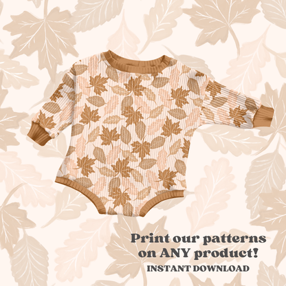 Neutral Fall Leaves