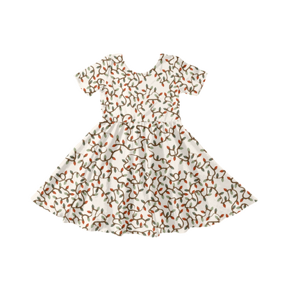 Traditional Watercolor Christmas lights