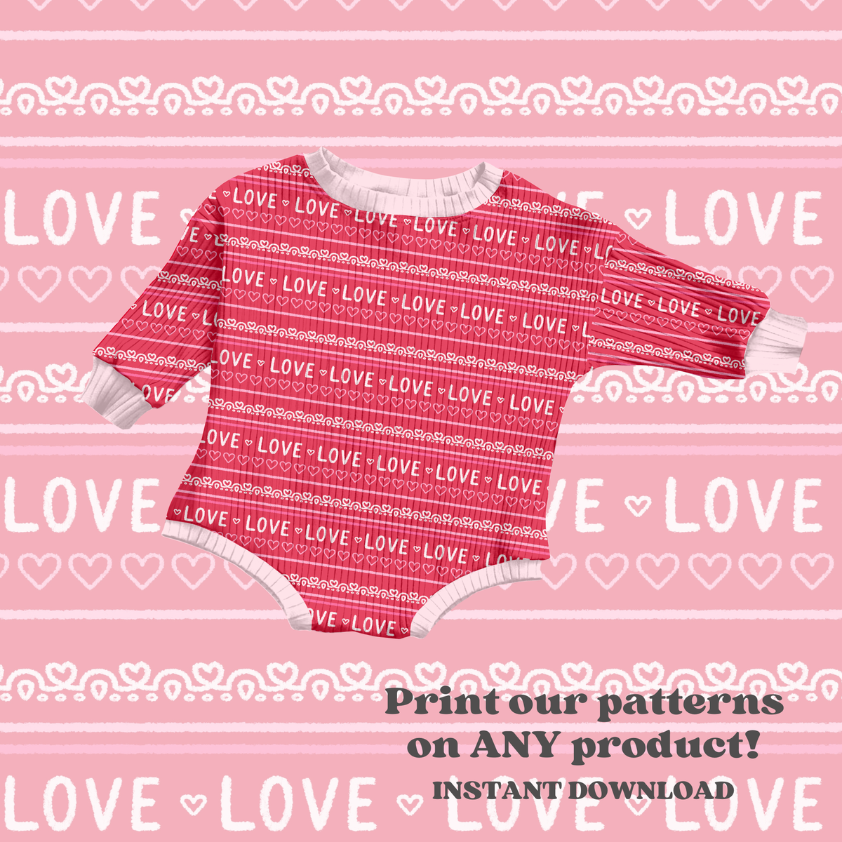 Valentine's Love Stripe