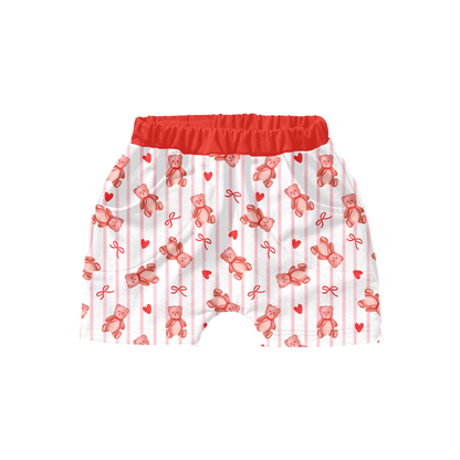 Preppy Watercolor Valentine Bears