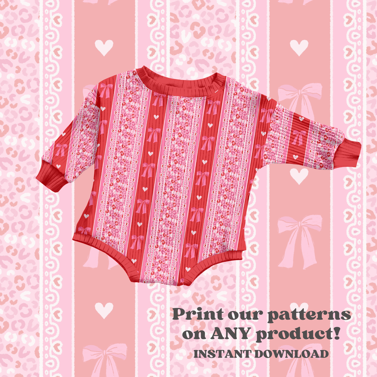 Preppy Valentine Stripe