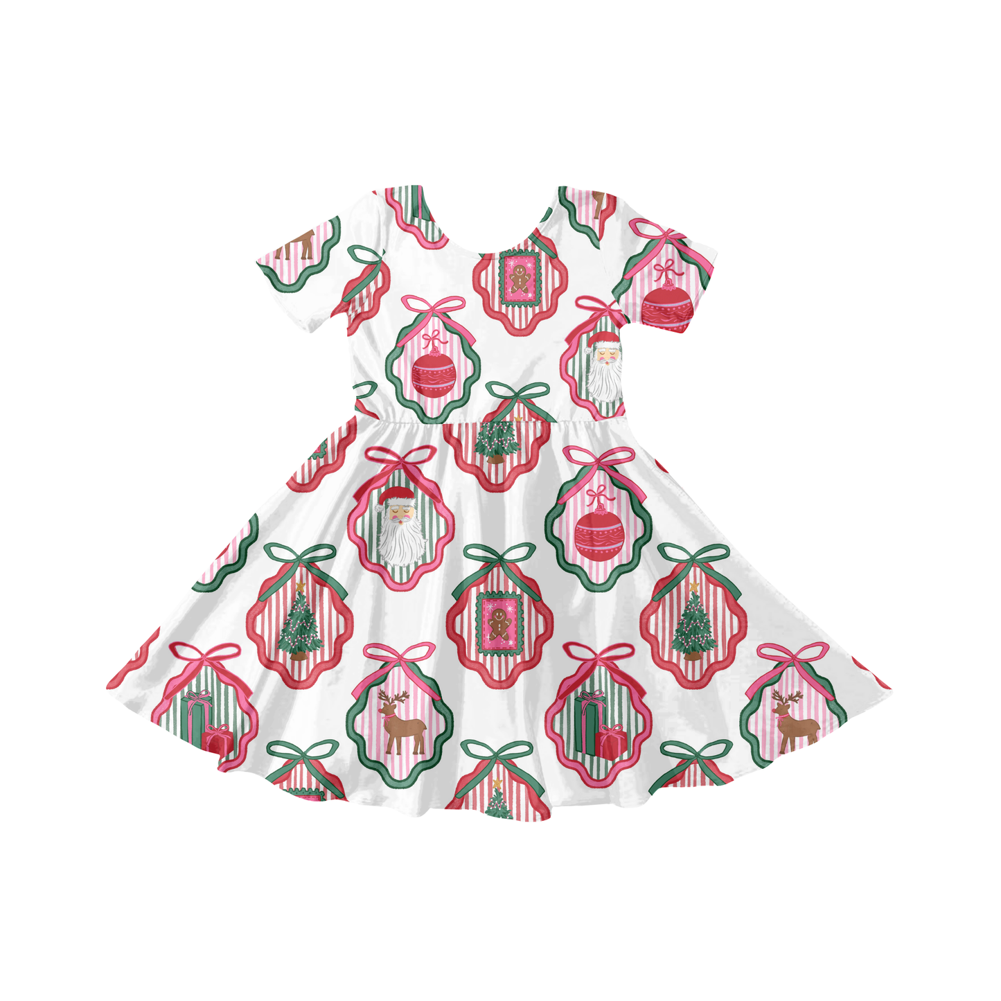 Preppy Holiday Bow Frames