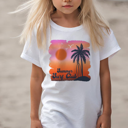 Ombre Summer Beach PNG Design