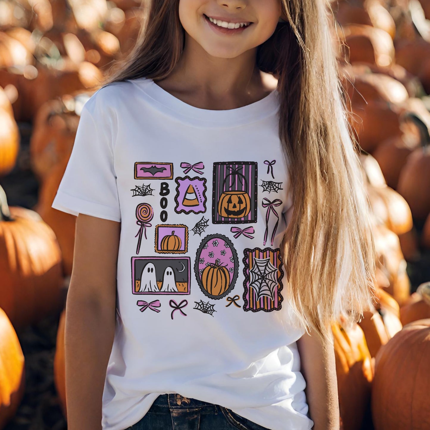 Spooky Halloween Frame PNG