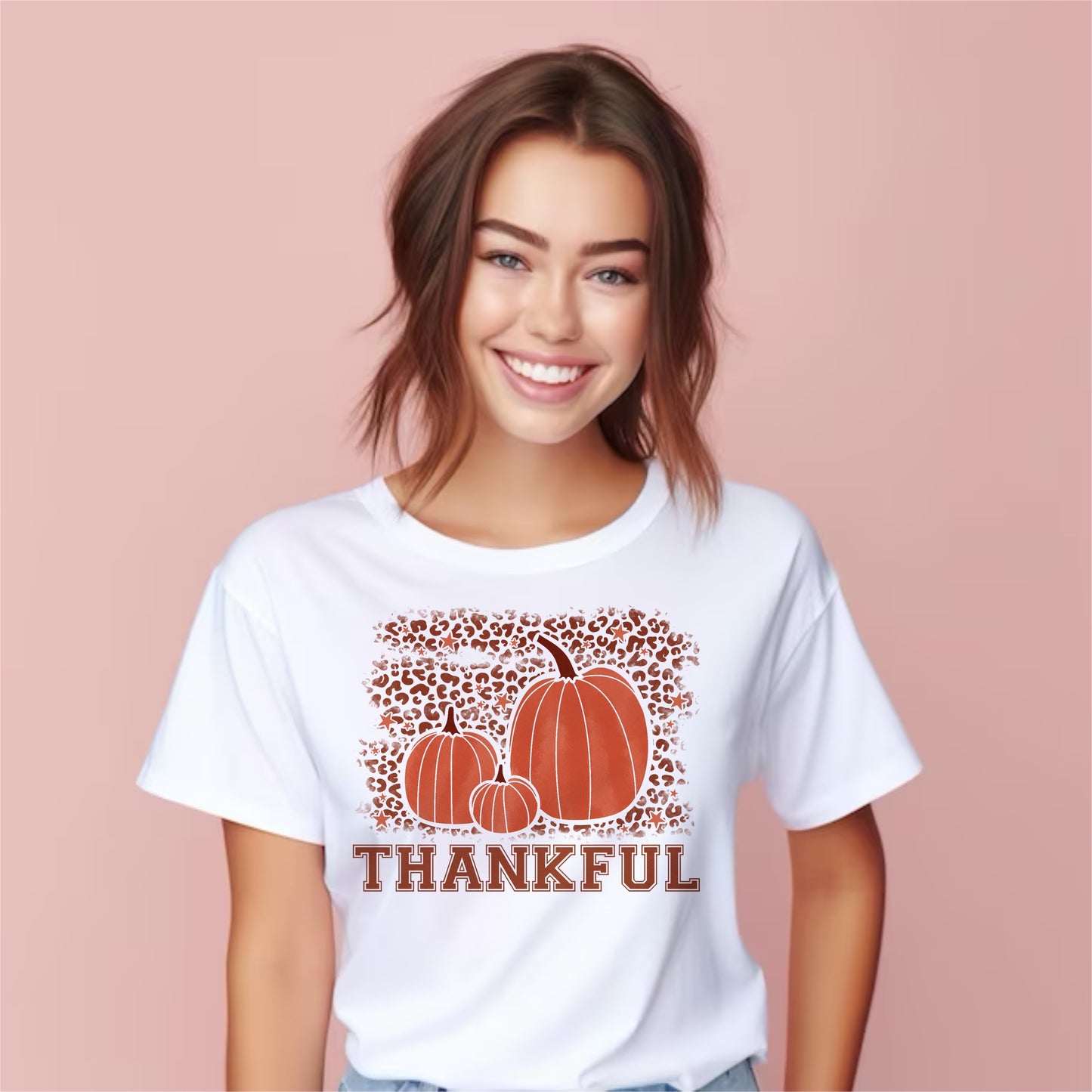 Thankful Cheetah PNG Design