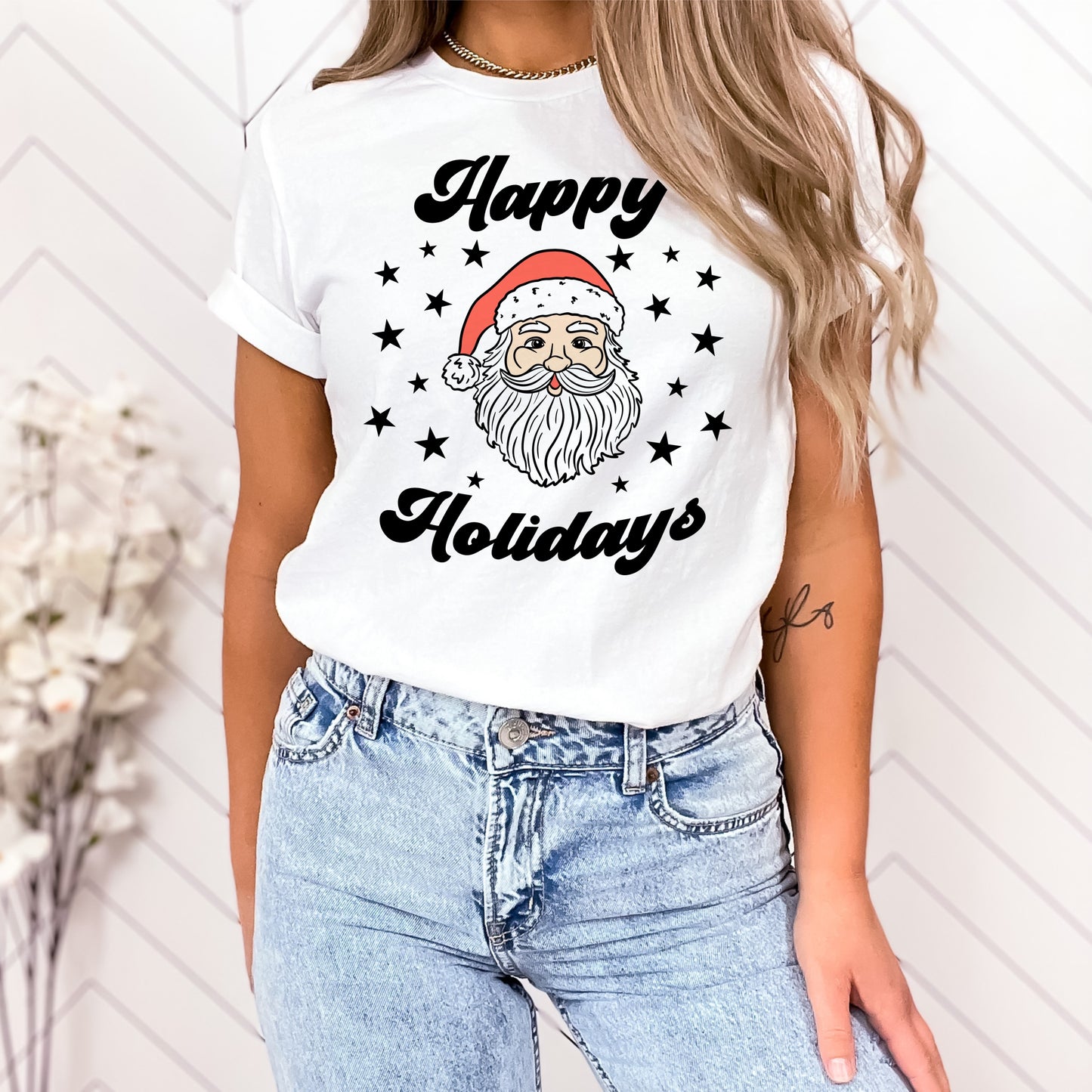 Happy holidays Santa PNG Design