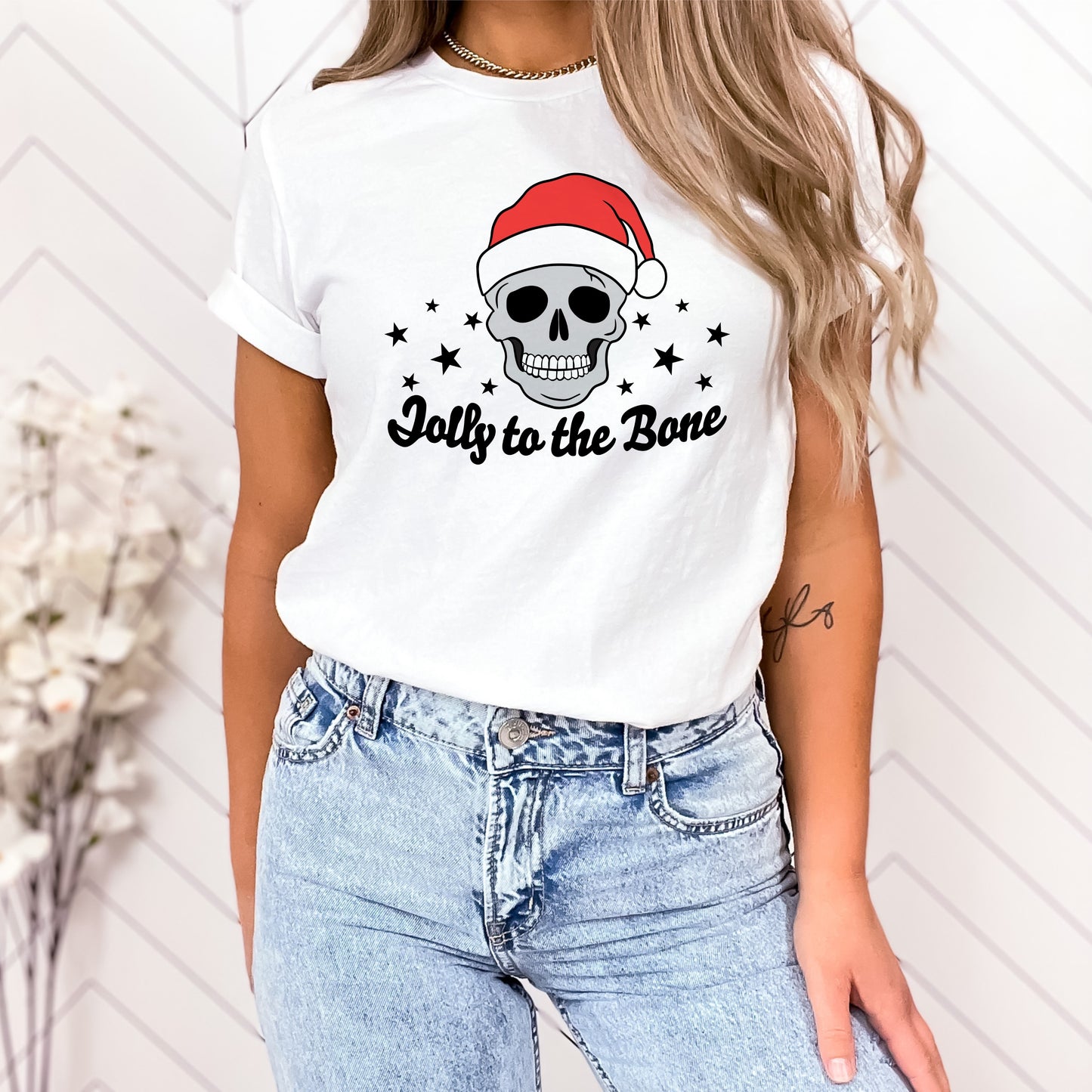 Christmas Skeleton PNG Design