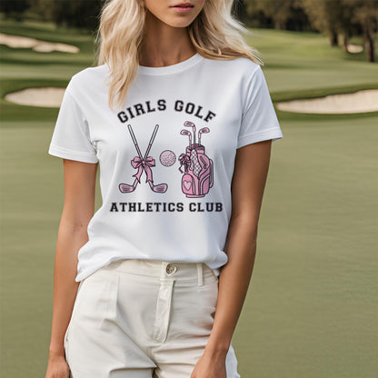 Girls golf club PNG Design