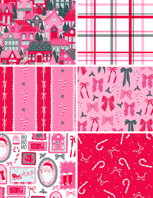 Preppy Christmas Pattern Bundle