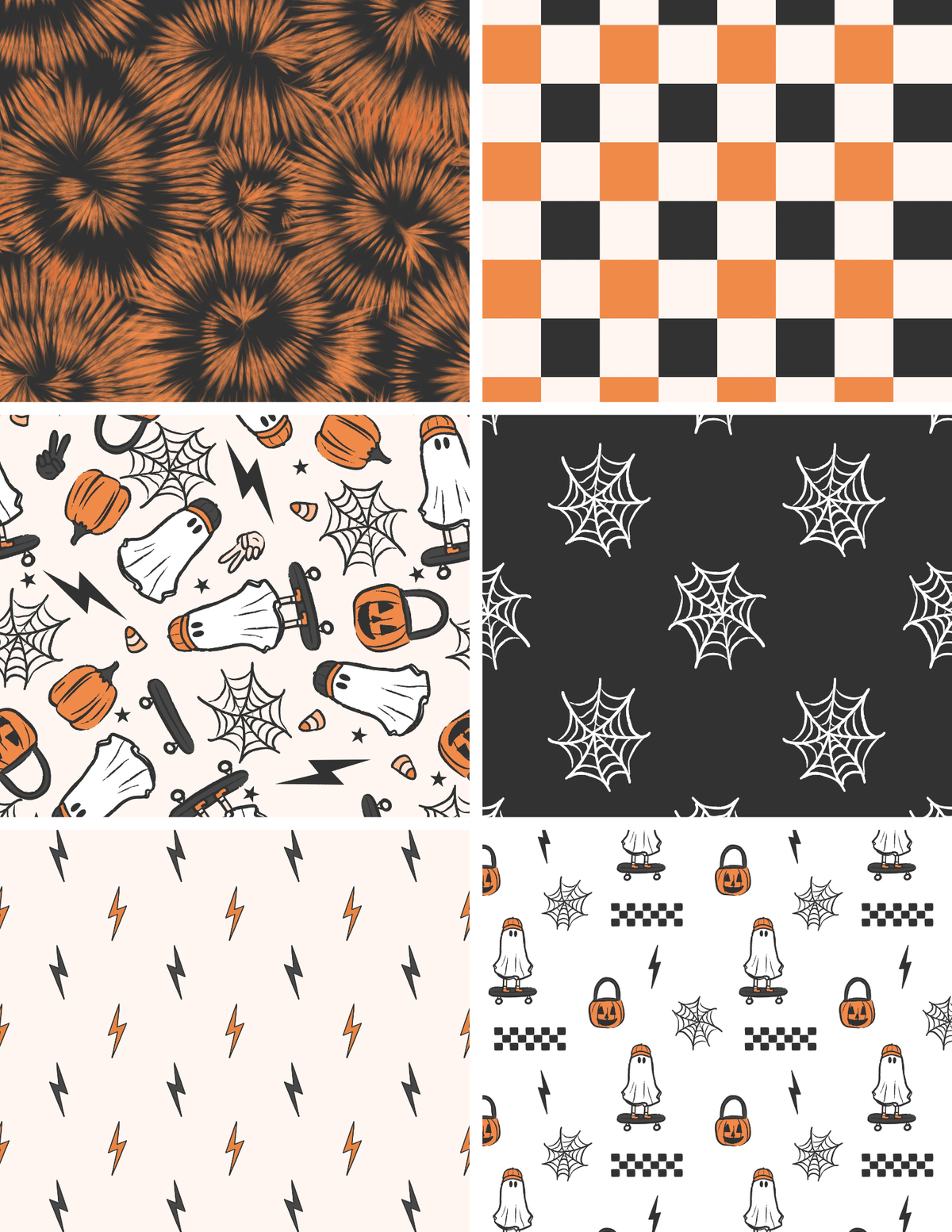 Boys Halloween Seamless Bundle