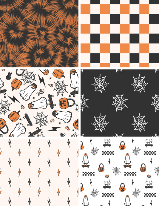 Boys Halloween Seamless Bundle