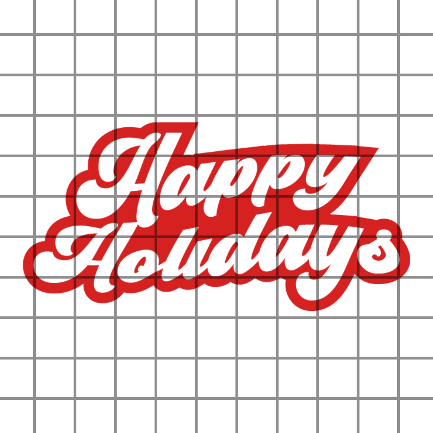 Happy Holidays Winter PNG Design