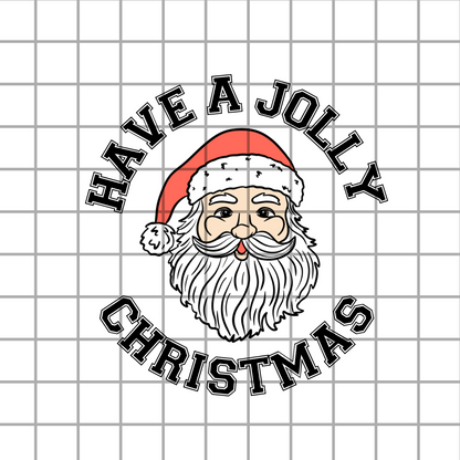 Jolly Christmas Santa PNG design