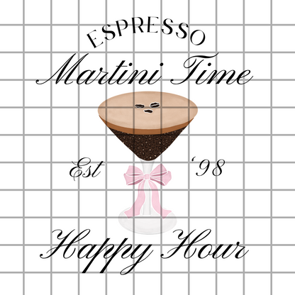 Espresso Martini PNG Design