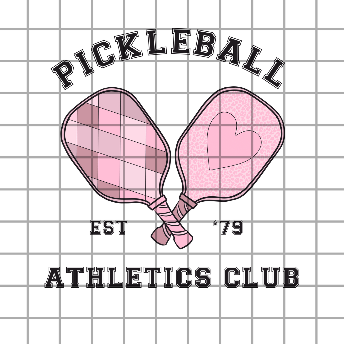 Pickleball PNG Design