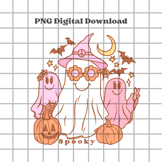 Retro halloween PNG Design