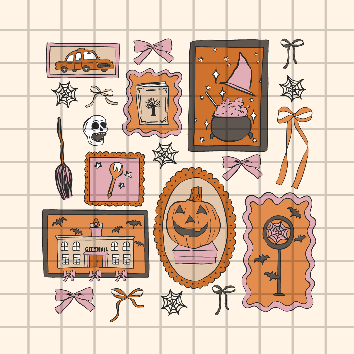 LIMITED EDITION Halloween Frame PNG