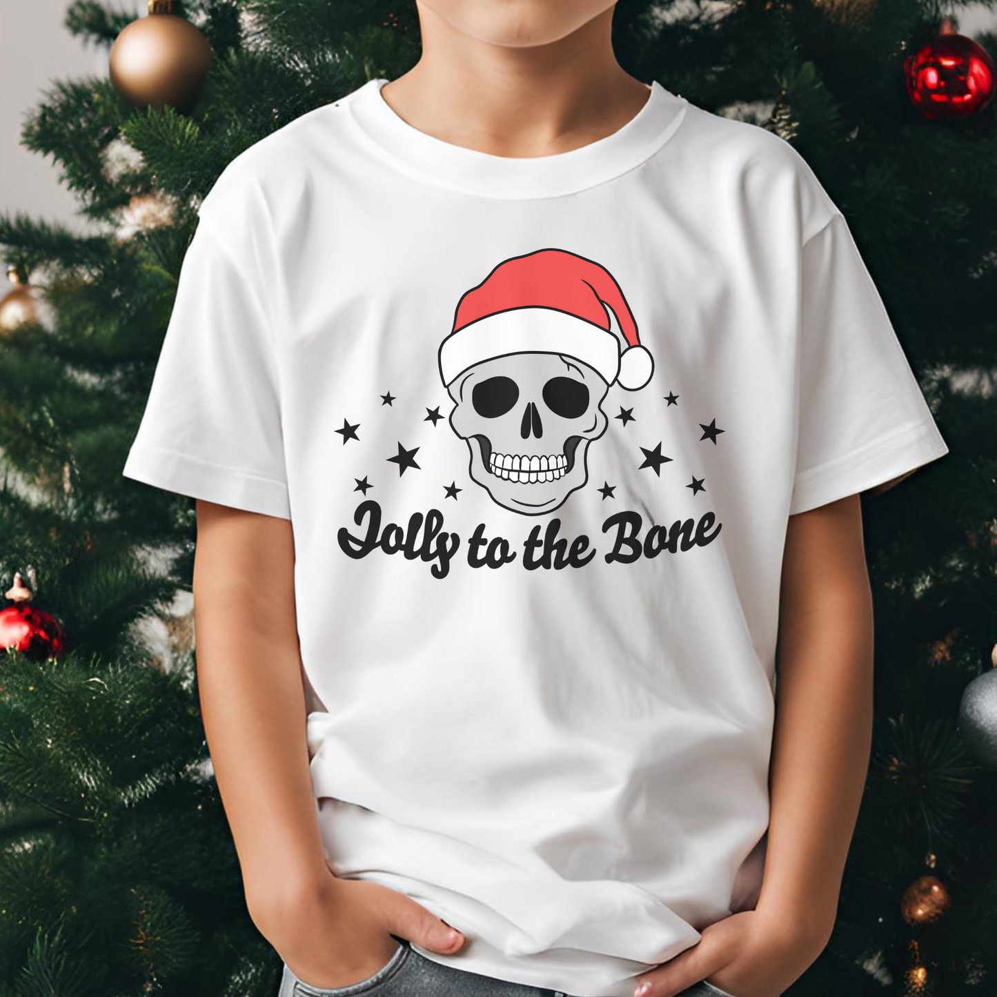 Christmas Skeleton PNG Design