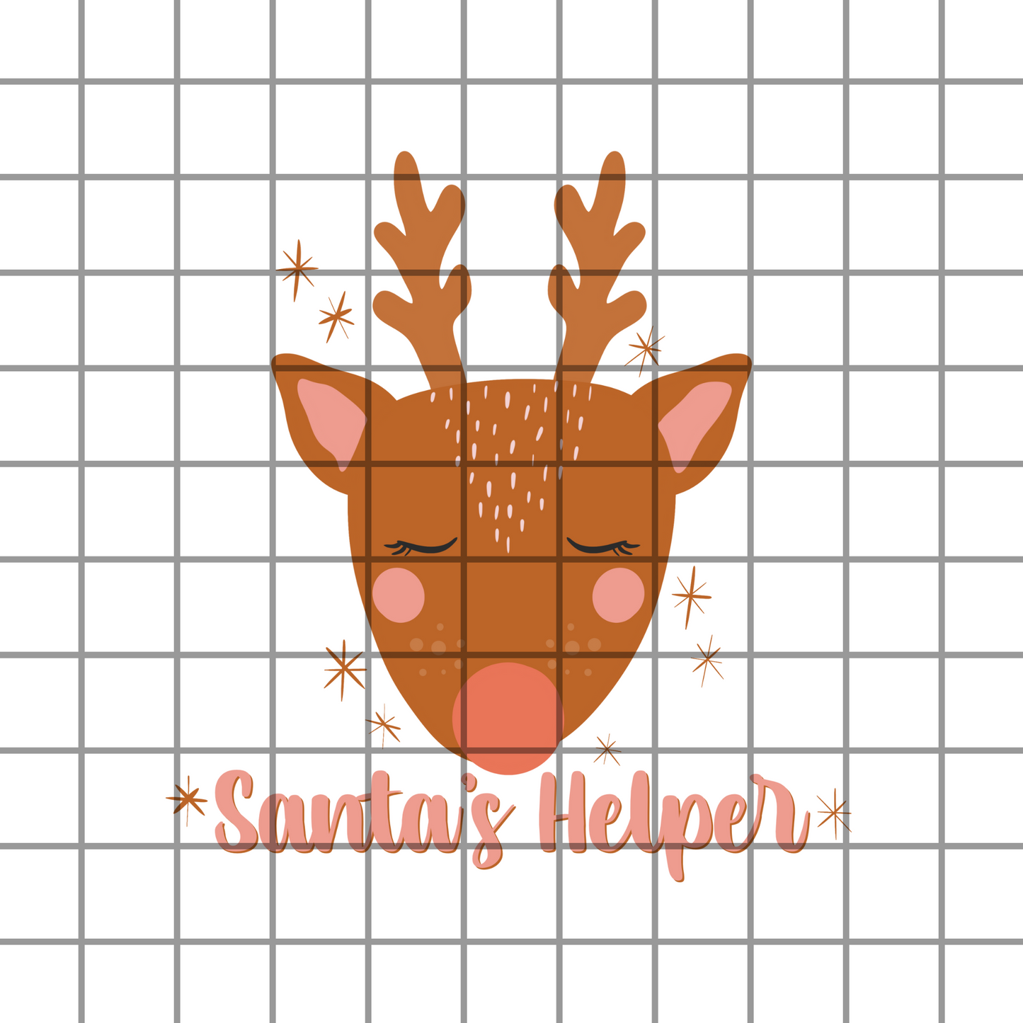 Santa’s helper reindeer png design