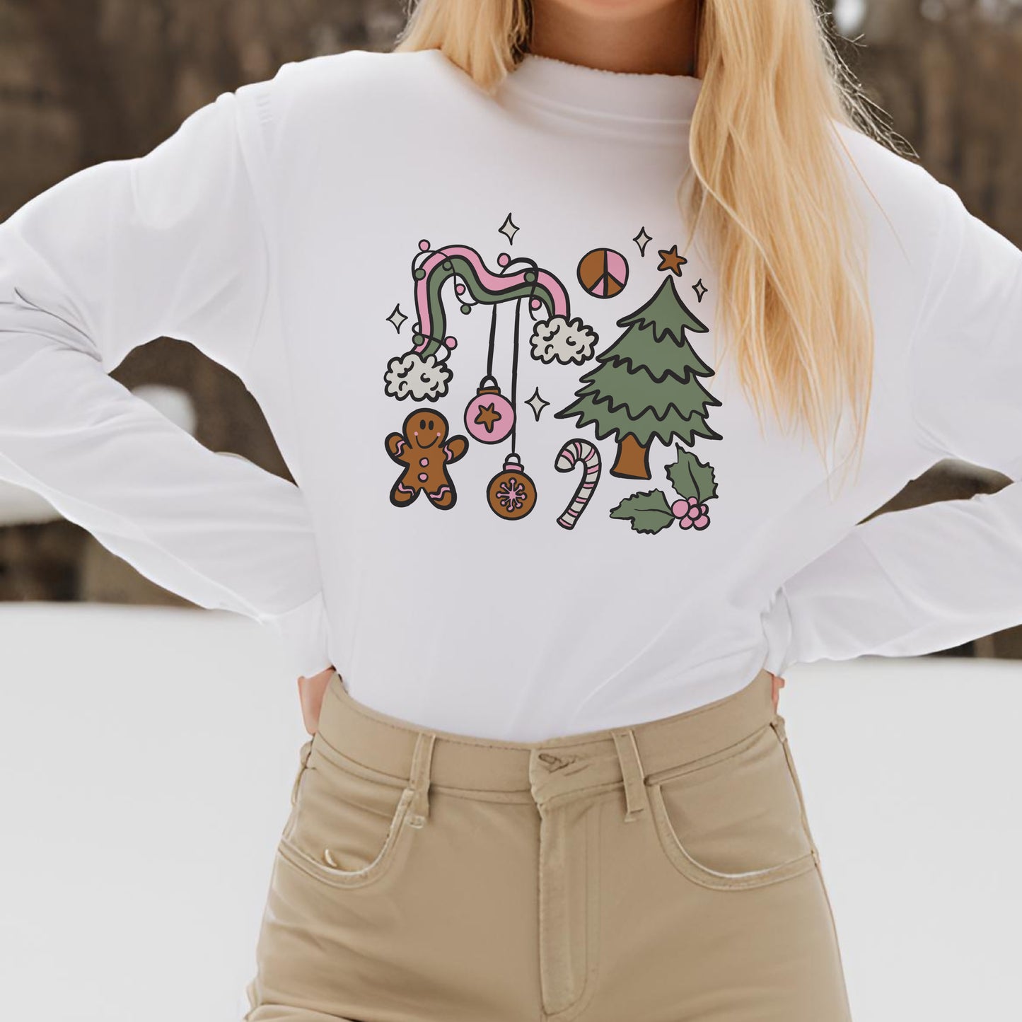 Girly Christmas PNG