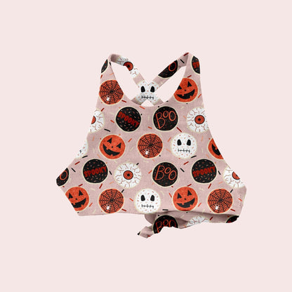 Halloween spooky cookies  digital seamless pattern for fabrics and wallpapers, Halloween cookies seamless pattern, spooky cookies - SkyyDesignsCo