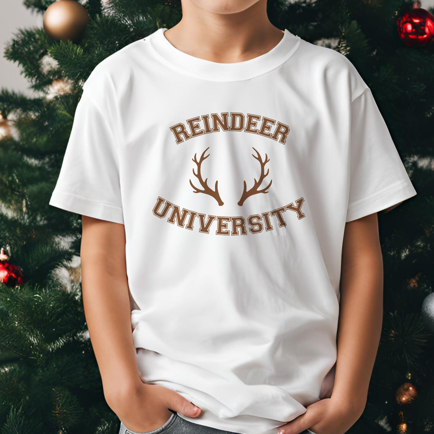 Reindeer University PNG design