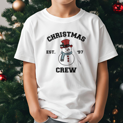 Christmas Crew Snowman PNG design