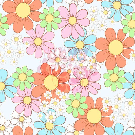 Muted vintage summer floral seamless pattern - SkyyDesignsCo