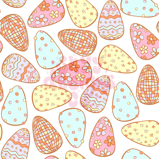 Pastel Easter seamless pattern - SkyyDesignsCo