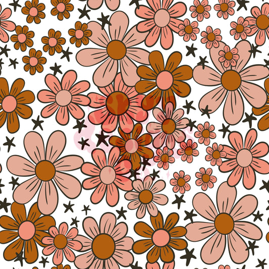 Retro fall floral seamless pattern - SkyyDesignsCo