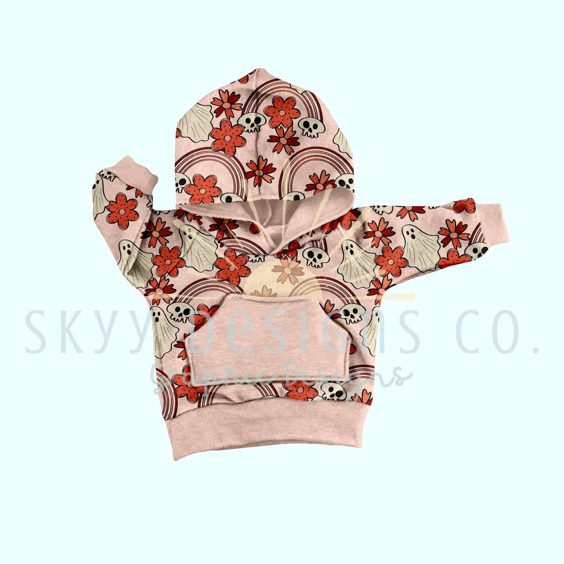 Kids hoodie mock-up template - SkyyDesignsCo