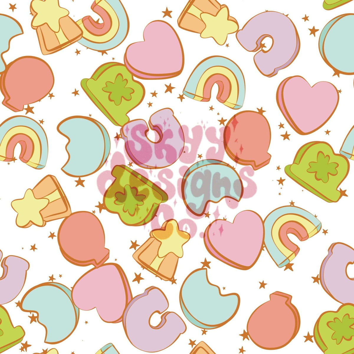 Lucki Pattern Lucky charm seamless pattern – Skyy Designs Co.