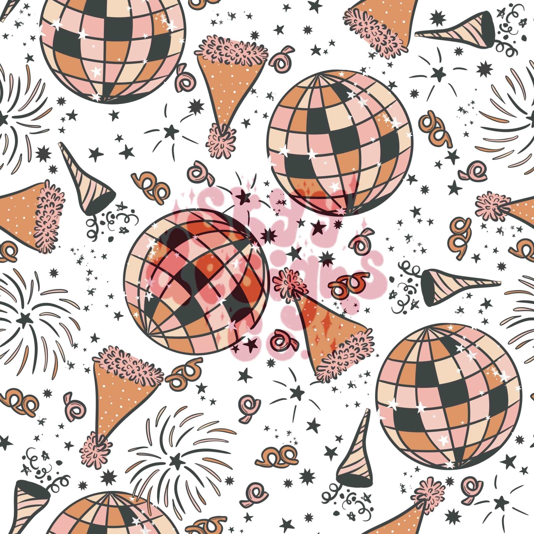 New years seamless patterns – Skyy Designs Co.