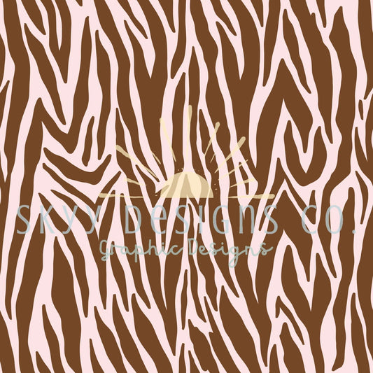 Pink Tiger Stripe digital seamless pattern for fabrics and wallpapers, Animal print digital paper pattern file for fabrics - SkyyDesignsCo