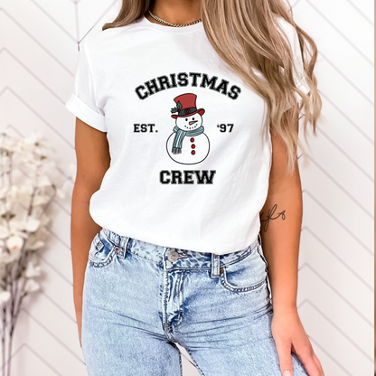 Christmas Crew Snowman PNG design