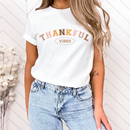 Thankful Vibes Thanksgiving PNG Design