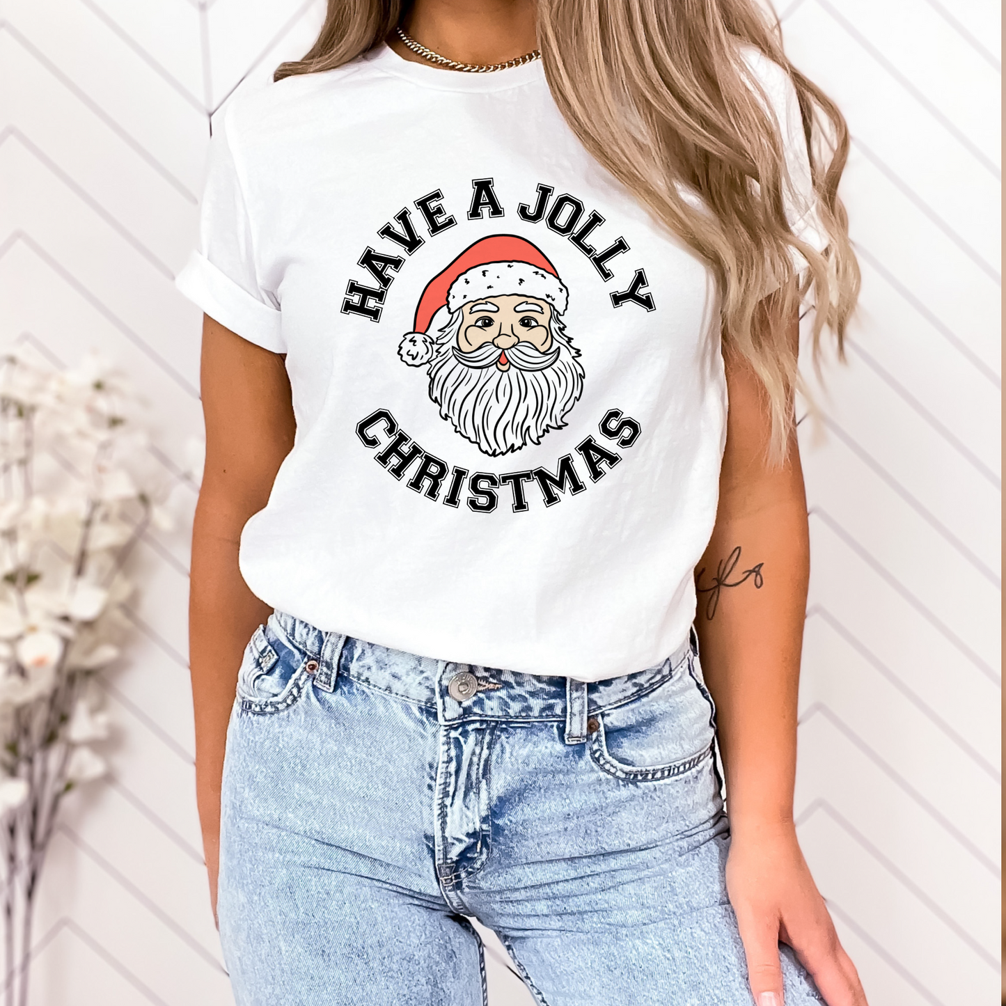 Jolly Christmas Santa PNG design