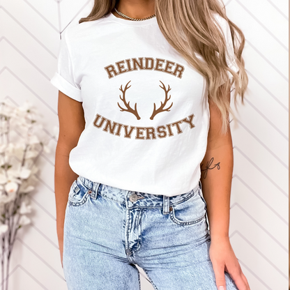 Reindeer University PNG design