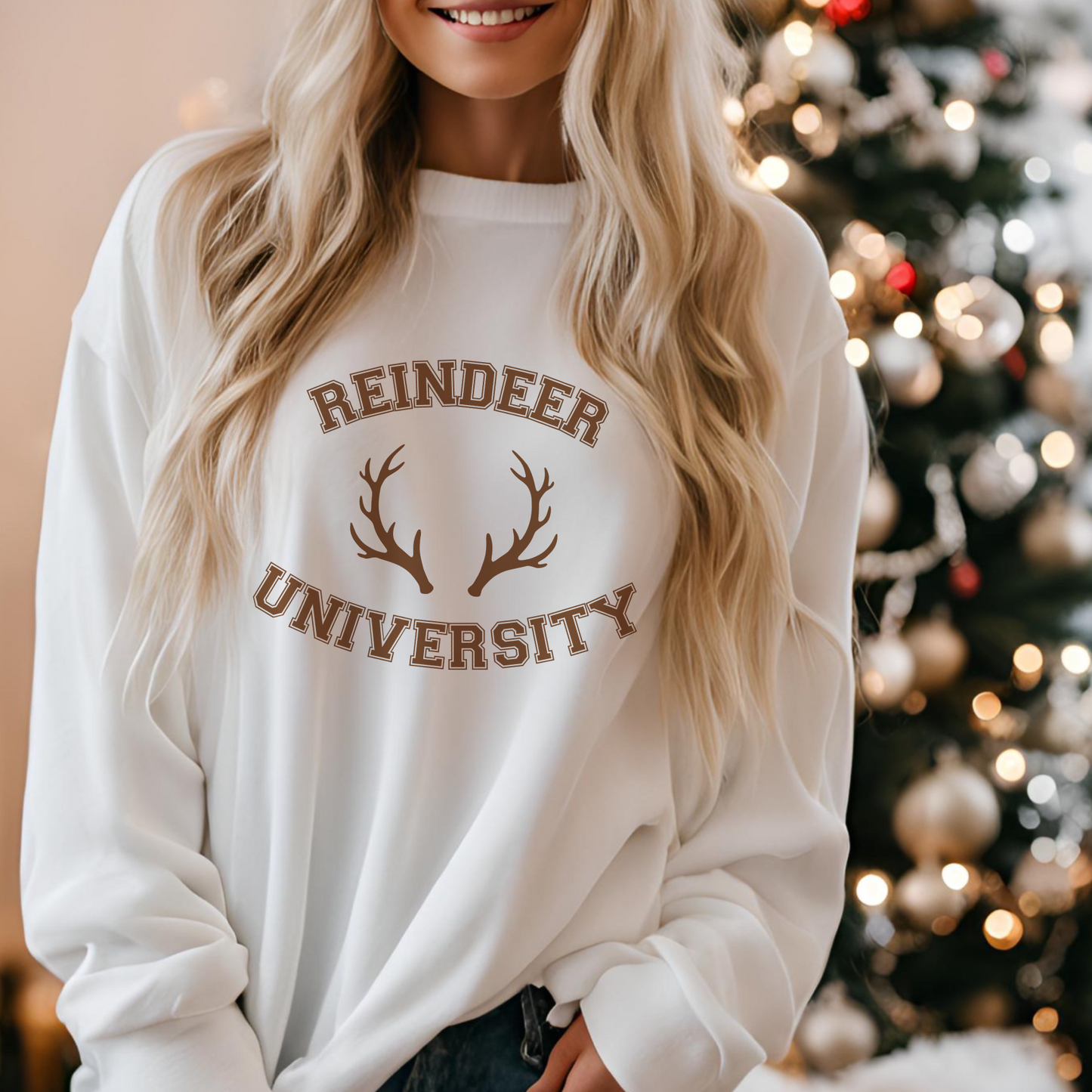 Reindeer University PNG design