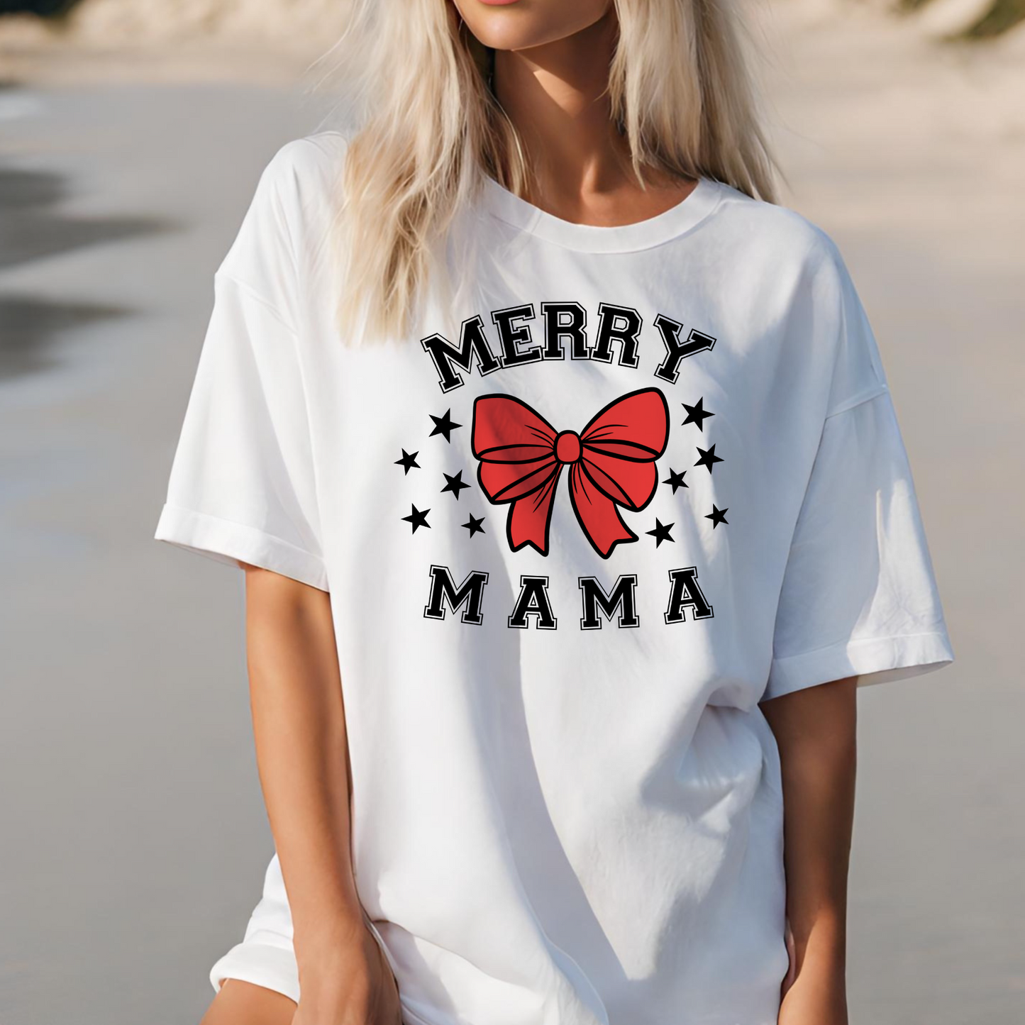 Merry mom bow PNG design