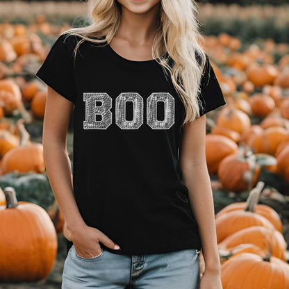 Halloween Sparkle Boo PNG Design