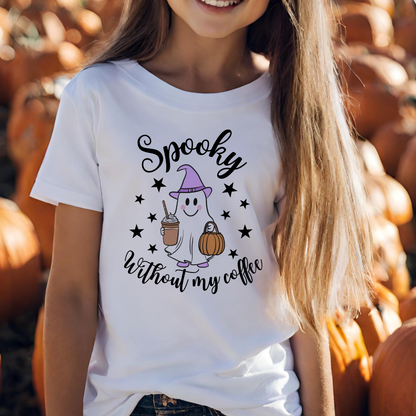 Spooky without coffee Halloween PNG Design