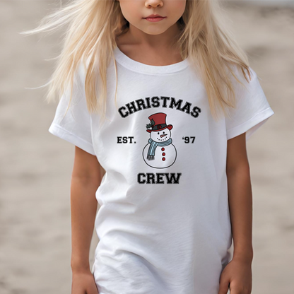 Christmas Crew Snowman PNG design